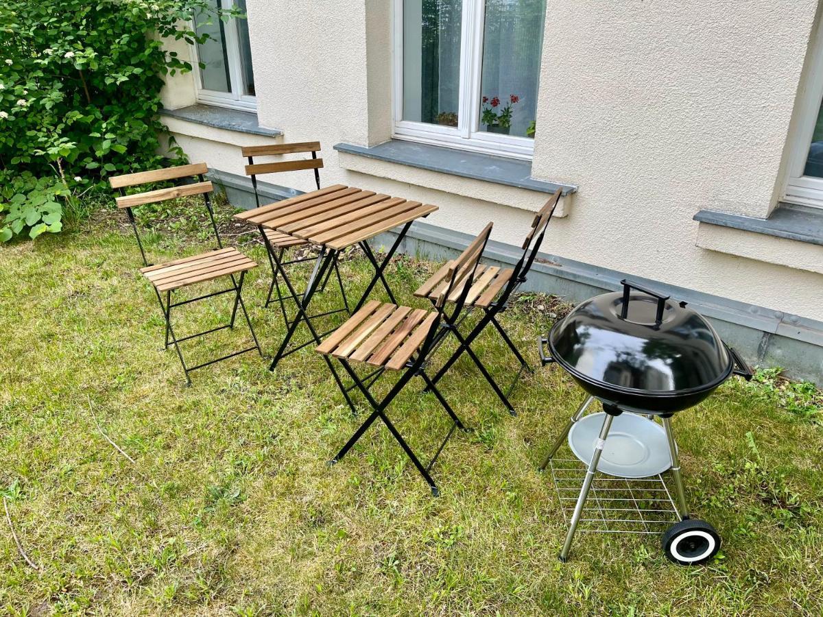 Wohlfuehl-Oase Mitten In Der Stadt - Garten, Grill, Netflix Und Drucker Lipcse Kültér fotó